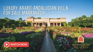 Outrageously Beautiful Luxury Villa For Sale Marrakech