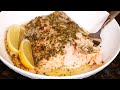 Baked Garlic Lemon Salmon