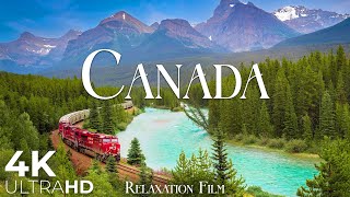 Canada's Nature 4K • Relaxation Film with Peaceful Relaxing Music •  UltraHD