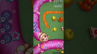 WORM ZONE IO MAGIC -_- SLITHERIO SNAKE GAMING 🐍#snake #gameplay #TOP
