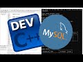 Connect MySQL with Dev C++