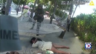 Body camera footage shows police bust expensive jewelry theft suspects in Miami Beach