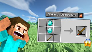 Minecraft But Its IMPOSSIBLE Difficulty!