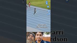 Sha carri Richardson 100m world record holder#shacarririchardson#shorts#sport#trackandfield#respect