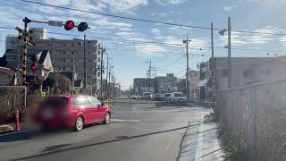 JR八高線　飯能街道踏切　埼玉県飯能市