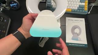 Unboxing Voraiya® Light Therapy Lamp® 10,000 Lux with 3 Color Temperatures
