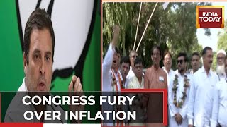 Congress Mega Protest Rally At Ramlila Maidan:'We Will, Continue To Fight Against Price Rise'