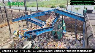Revolutionize Waste Management with Shredo’s MSW High-Efficiency Shredder | Best Shredding Solutions