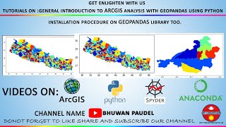 General Introduction To GIS Analysis With Geopandas Using Python || Install Geopandas || Python
