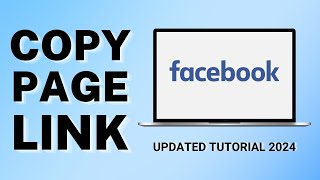 How To Copy Facebook PAGE LINK on PC (2024)