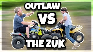 Polaris Outlaw 110 EFI V.S. Suzuki LT80