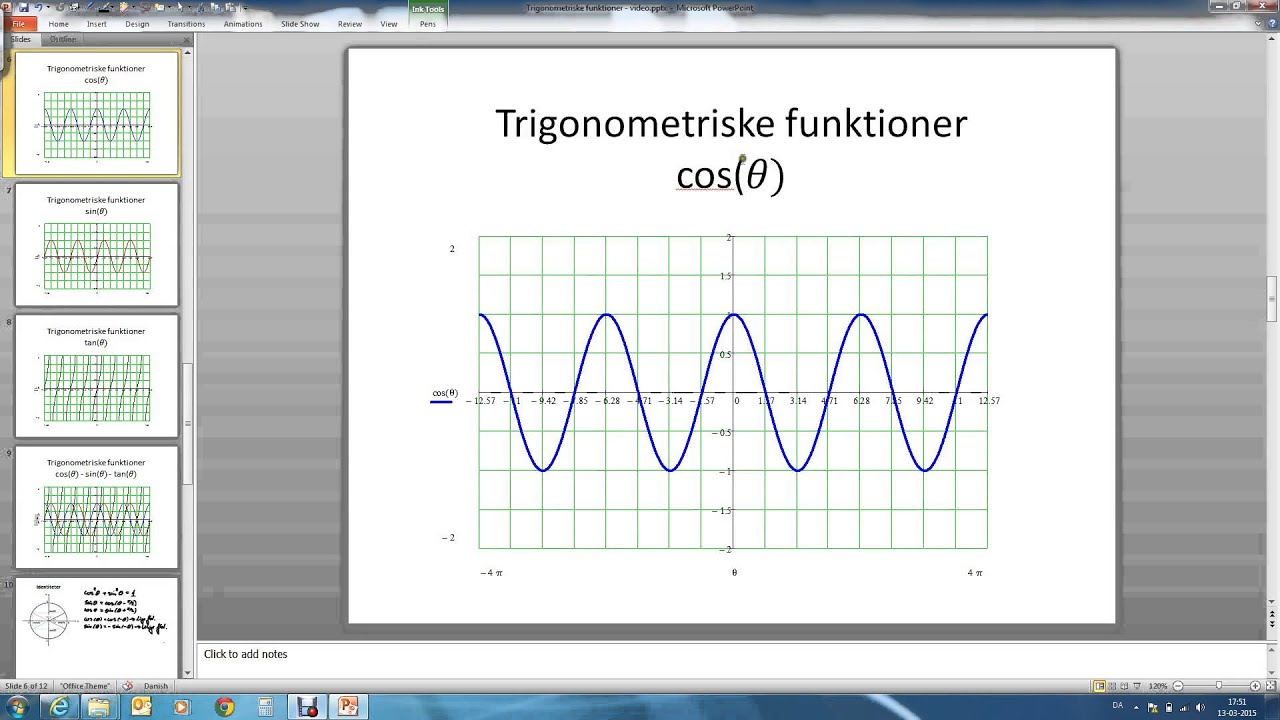 Vinkler Og Trigonometriske Funktioner - YouTube