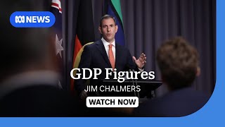 IN FULL: Treasurer Jim Chalmers responds to weak GDP data | ABC NEWS