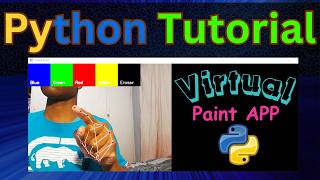 Build a Virtual Paint App with Python (Hand Gesture Drawing!) 🎨 | OpenCV + MediaPipe