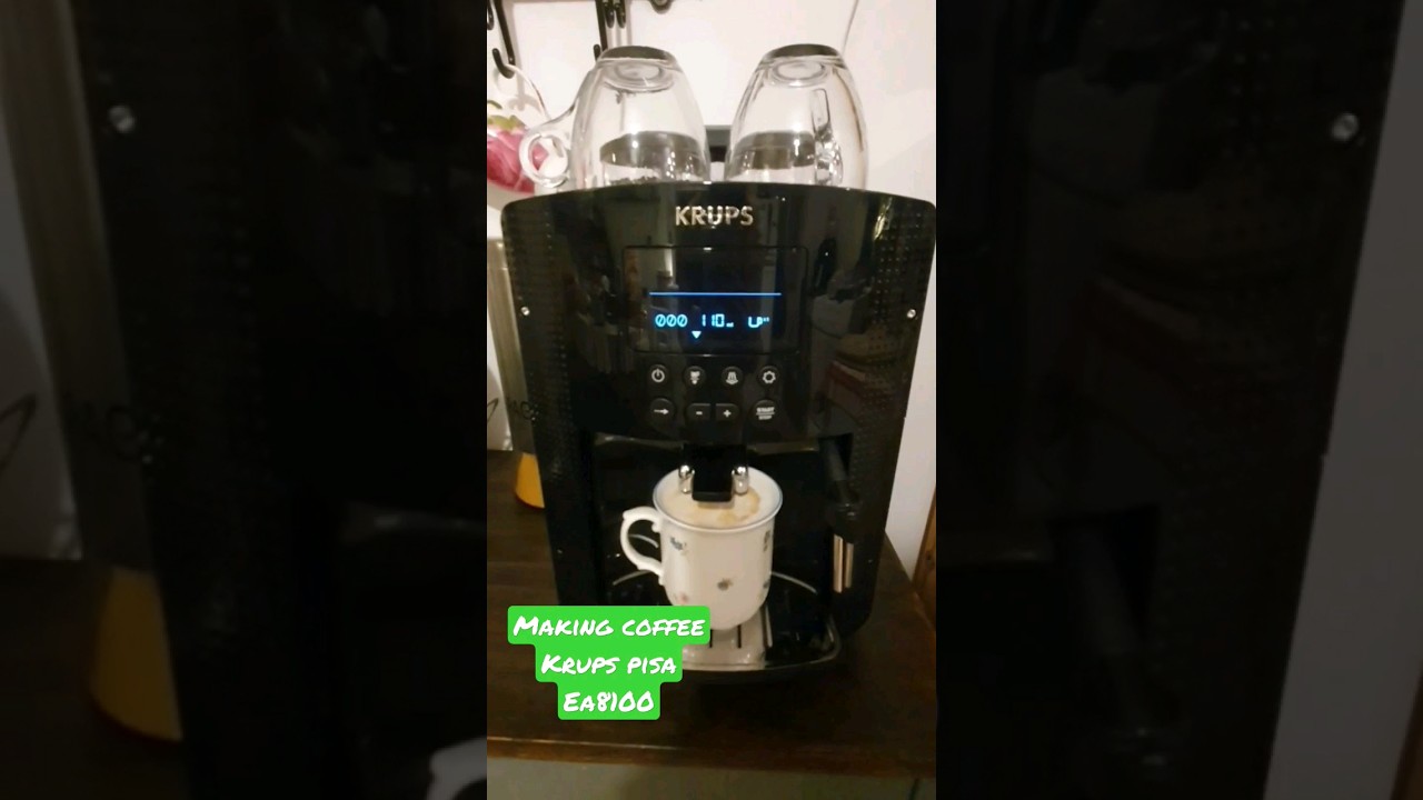 KRUPS EA8100 AUTOMATIC ESPRESSO MACHINE | INFLUENSTER SWEDEN - YouTube