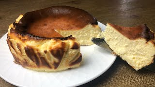 Basque Burnt Cheesecake keto | ชีสเค้กหน้าไหม้ คีโต ส่วนผสมแค่5 อย่างก็อร่อยได้