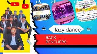 BACK BENCHARS🔥| LEDENDS💥| #LAZY DANCE |  H.P.P.C COLLEGE | STAGE PERFORMANCE |B.COM FINAL|CHALLEKERE