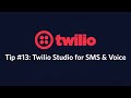 Incoming SMS and Voice calls using Twilio Studio - Twilio Tip #13