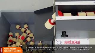FLOCK ROLLER CLEANING MACHINE