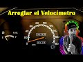 Arreglar el VELOCIMETRO / CUENTAKILOMETROS analogico