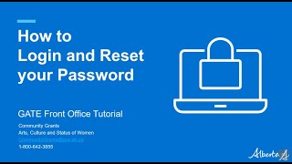 How to Login and Reset your Password