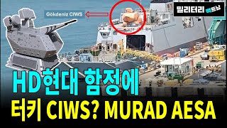 [275]HD현대 함정에 터키 CIWS(GÖKDENİZ) 그리고 MURAD AESA 레이더!