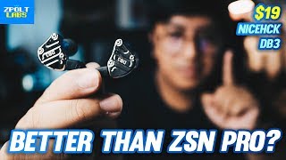 NiceHCK DB3 Review - One of the BEST IEMS under $20! - vs ZSN pro vs Blon 03 vs VE Bonus IE