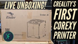 Creality Ender 6 Live Unboxing and Build