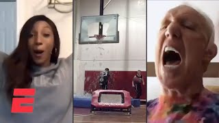 ESPN personalities react to viral sports videos