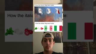 How the French and Italian flags were created!