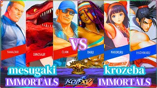 KOF XV🔥mesugaki🔥VS🔥krozeba🔥The Next Level Of KOF Season Combos🔥Rank Match🔥The Battle of Warriors🔥