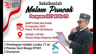 MALAM PUNCAK 17 AGUSTUS - WARGA RT 01 RW 014 PERUM MEGA REGENCY SERANG BARU