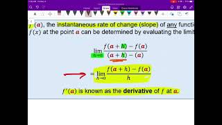 Calculus 12 Lesson 2.7 