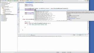 Coding a Java Swing Application