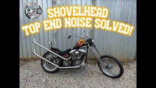 Shovelhead Top End Noise Diagnosed. Guide to Fitting New Front Wheel and Machining Custom Spacers!