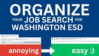 How to Track Your Job Applications in Washington for ESD Job Search Requirements (Claim up to $29k!)