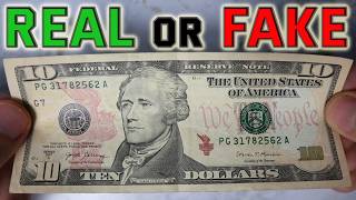 How to Tell if a $10 Bill is REAL or FAKE