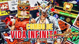 COMBO DE HABILIDADES DE VIDA INFINITA PARA FREE FIRE 2025 BR CLASIFICATORIA