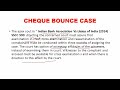 trial everything about cheque bounce case 138 n.iact from legal notice to appeal judgment punishment