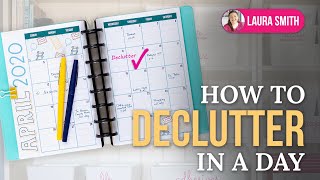 How to Declutter Your Home in ONE DAY | Conquer the Clutter