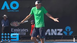 Australian Open Highlights: Opelka vs Isner - Round 1/Day 1 | Wide World Of Sports