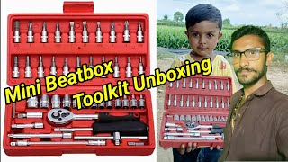 MECHBORN Hand Tool Kit (46 Tools) Rustic 46pcs Tool Ratchet Torque Wrench Combo Unboxing #unboxing