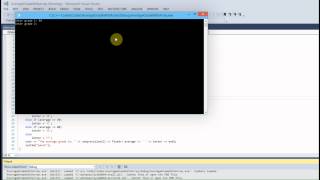 Average Grade Calculator (With Arrays) C++ Code (Visual Studio)
