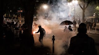 Portland Protesters Set Building on Fire