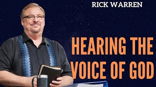 Hearing the Voice of God Pt.1 | Pastor Rick's Daily Hope|Master Rick Warren's message|signs god is
