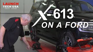 Ford Wheel Alignment with the X-613 Mobile Wheel Aligner | Launch Tech USA