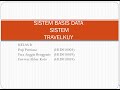 Sistem Basis Data - TravelKuy