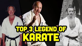Top 3 legend of karate Bobby, Collins, Yamazaki
