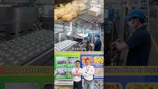 豆腐自動化油炸生產線 #part1｜連續式內爐油炸機｜Tsunghsing(TSHS)