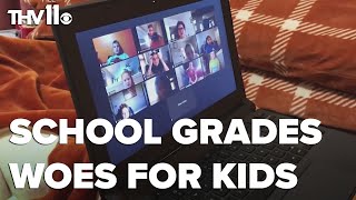Parents concerned with school grades during virtual learning